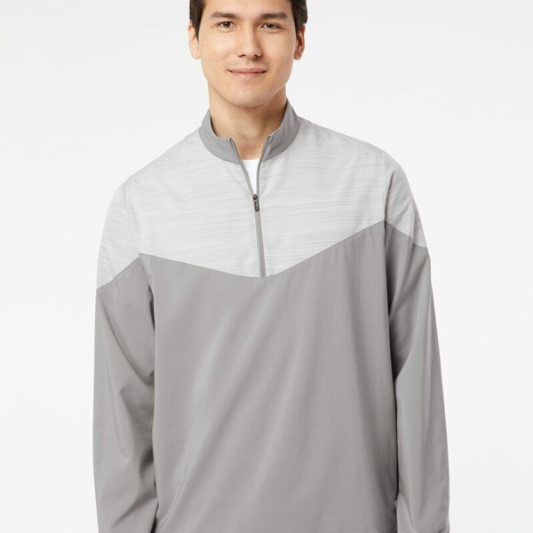 Heather Chevron Quarter-Zip Windshirt Thumbnail