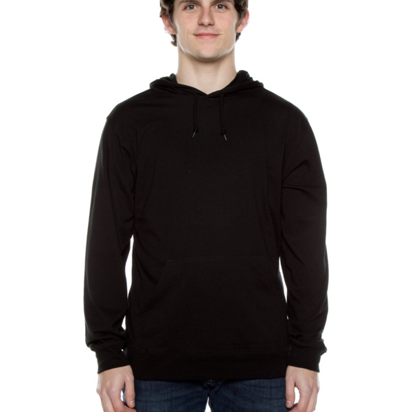 Unisex Long-Sleeve Jersey Hooded T-Shirt Thumbnail