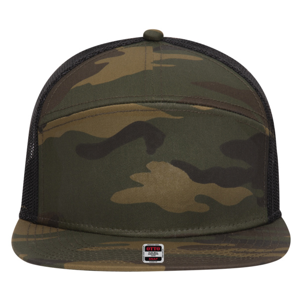 OTTO CAP "OTTO SNAP" 7 Panel Pro Style Mesh Back Trucker Snapback Hat Thumbnail