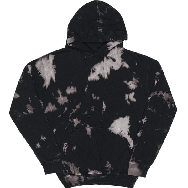 Premium Fleece Bleach Wash Hooded Sweatshirt Thumbnail