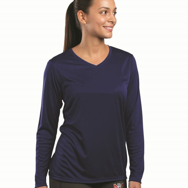 Women's Momentum Long Sleeve V-Neck T-Shirt Thumbnail